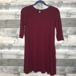 3/4 Sleeve Swing Tunic